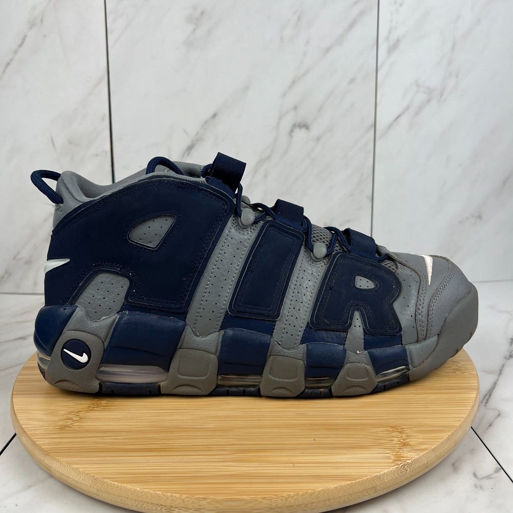 Nike Air More Uptempo '96 Georgetown Mens Size 13 Grey Navy Sneakers 921948-003